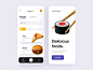 食品App 2.0购物车交付饮料寿司汉堡插图图标3d图标3d图3d营养app营养食品app食品移动应用程序移动UX设计ui设计ux ui
