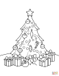 Christmas Tree with Presents | Super Coloring