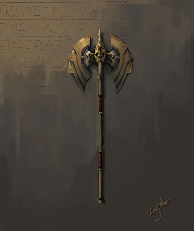 埃及斧，武器