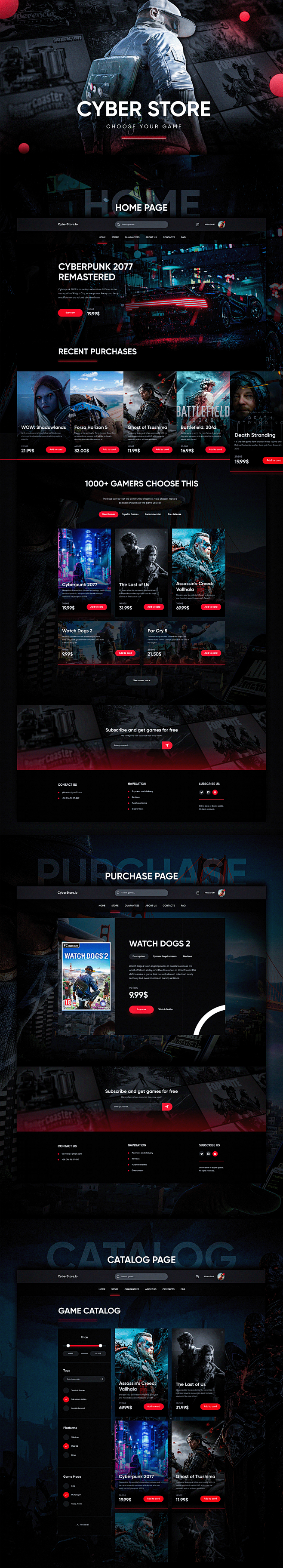 landing page online ...