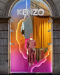 KENZO, Via del Babuina, Rome, Italy, "There's never one sunrise the same or one sunset the same...", photo by Vitrinismo Brand, pinned by Ton van der Veer
