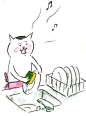 #きょうの猫村さん