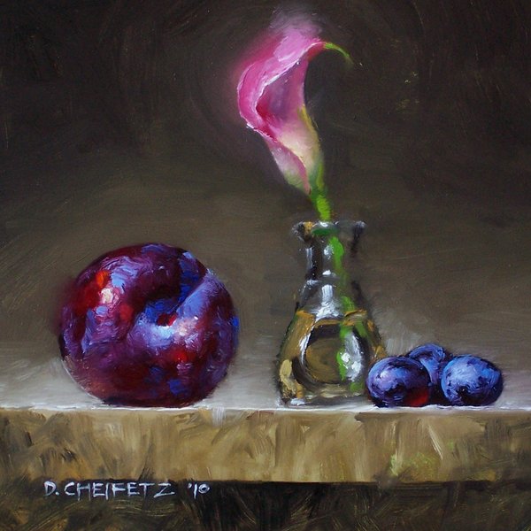 静物画 David Cheifetz 油画静物#油画#