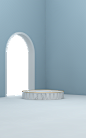 C4D背景，立体背景，产品背景