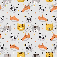 卡通印花图案 【酷图网】卡通印花图案,可爱,卡通,墙纸,壁纸,地毯,抱枕,服饰,布料,矢量,无缝,拼接,四方连续,印花,图案