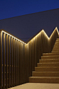 Stairway lighting. #UKpavilion2015