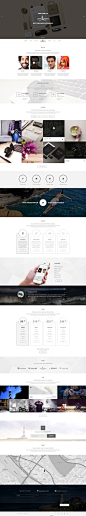 Lighthouse | Single Page PSD Template