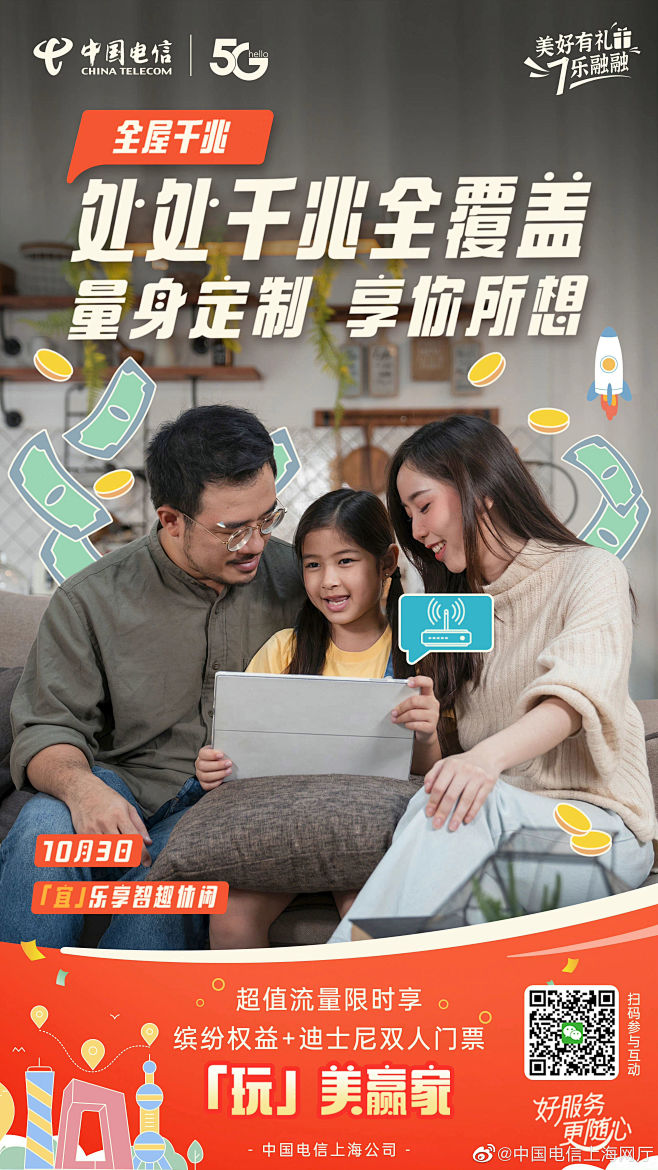 中国电信上海网厅的照片 - 微相册