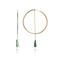 Esagerazione Verde 귀걸이 (JJVDEQ7AS080SY000)