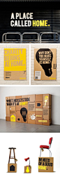 HOME by Merseystride // Naming and branding project // Home is a furniture retailer which gives work experience to local homeless and unemployed people