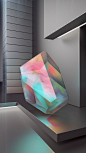 trnscndnt: “ Crystal Series The beauty of iridescent minerals and modern architecture finding each other in a non-narrative series. Through this phenomenon, minimalism witnesses the journey of...