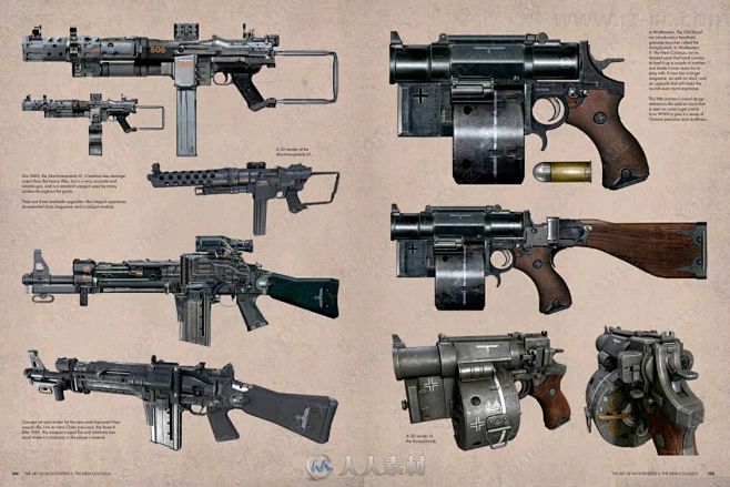 德军总部2新巨人官方艺术设定集theartofwolfensteiniithenewcolossus