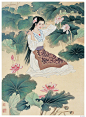 赵国经 王美芳 工笔仕女作品（下）（16P） - 桃源居士 - 桃源居