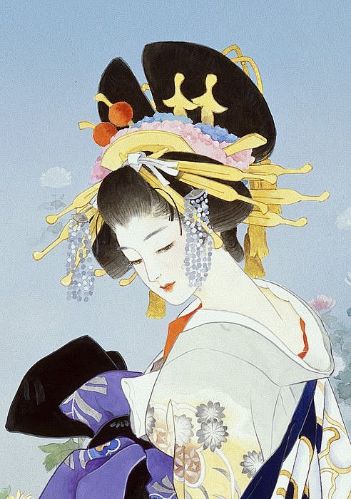 和风 舞姬  fushihui盛开满纸的荒同采自www.pinterest.