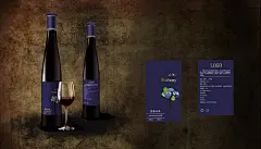 蓝莓冰酒包装