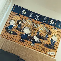 马吉吉 史努比日式寿司店卡通装饰挂布日料餐厅卧室挂画背景布大-淘宝网