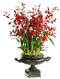 Oncidium Orchid Centerpiece Flower Arrangement traditional artificial flowers