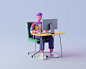 Behance :: 为您呈现_C4D _T202073  _S 三维-风格参考_T202073 