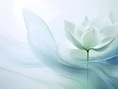 【AI数字艺术】禅意荷花图片下载