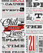 I think this is categorized as "modern vintage," which is a look I am very drawn to. I love the strong hierarchy and how clean the design is with so much info presented. From today's Grain Edit, focusing on the site raisenochicken.com.