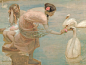 一个夏日的早晨1897
鲁珀特·邦尼 Rupert Bunny (1864–1947)