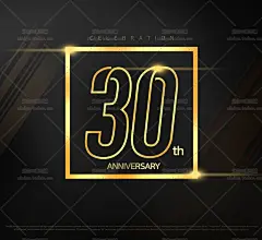 337号大气典雅企业公司文化周年庆艺术文字标题海报PSD素材模板-淘宝网
