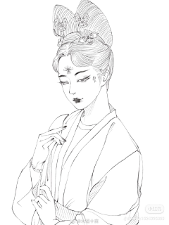 罦罬采集到白描素材