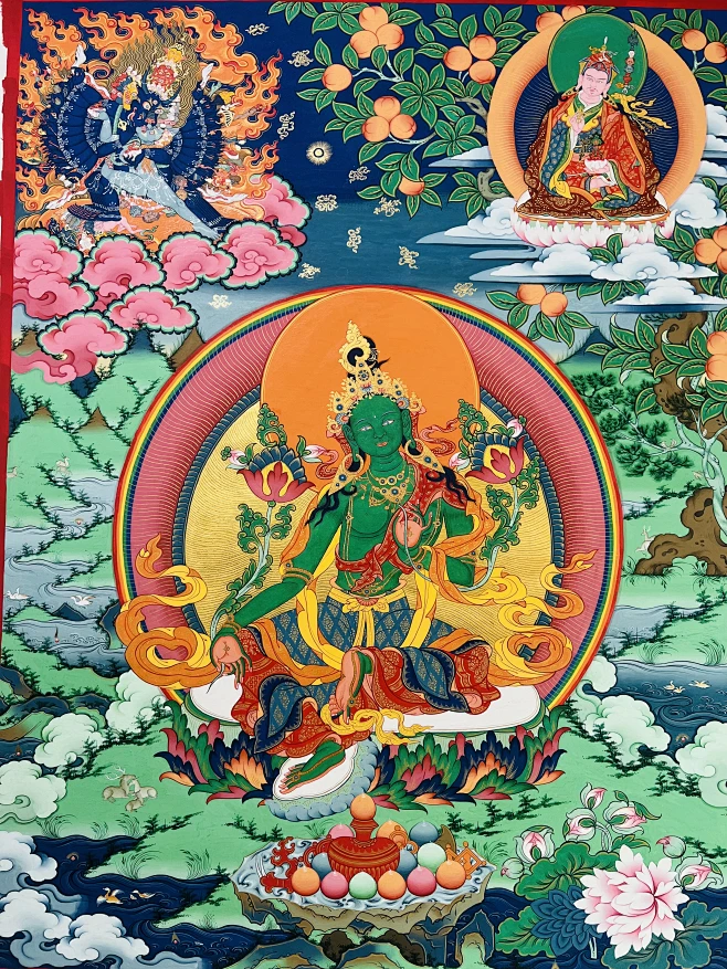 绿度母-花瓣网