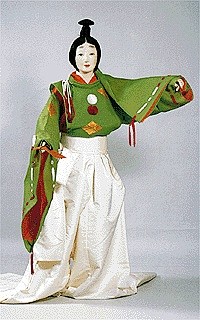 平安时代 束发白拍子