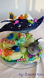 Birthday Cakes - I made this cake for my son's 3rd birthday, of course he adores Nemo <3: 