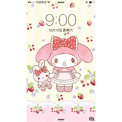 4张~黄色~最新~花柄Lolita美乐蒂壁纸melody手机壁纸电脑壁纸-淘宝网