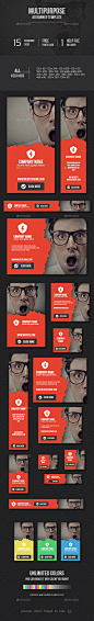 Multipurpose Ad Banner Template - Banners & Ads Web Elements