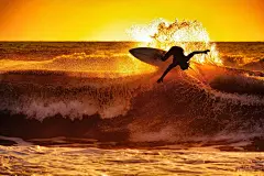 冲浪General 2000x1333 surfing waves sunset