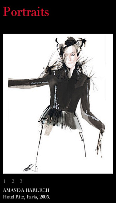 竹萤设计学院采集到【画集】—David Downton 大卫·唐顿