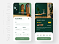 Hotel Booking App hotel branding hotel booking hotel app colour clean productdesigner uxdesigner uidesigner popular app 2019 trend minimal trendy trend uiux app design uidesign ui design ux