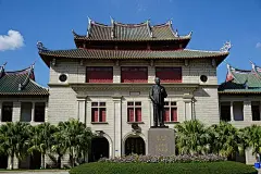 厦门大学陈嘉庚塑像, 厦门大学陈嘉庚雕像, 壁纸主题, 桌面背景图片下载