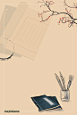 9张中国风古典诗词空白背景图片免费下载-红豆饭小学生简笔画大全