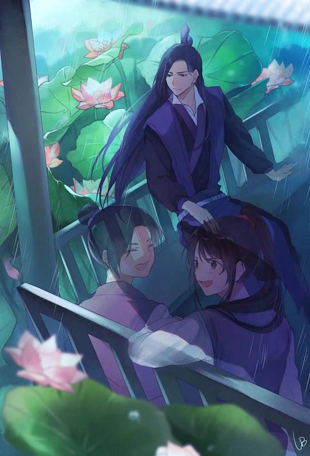 《魔道祖师》手机壁纸 手绘 插画系列：薛...