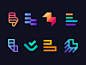 Logo concepts for Ladder, fitness coaching app