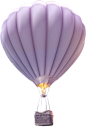PNG透明背景紫色热气球素材七夕情人节中秋首页海报装修
@灬小狮子灬
