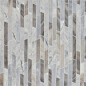 Afyon Grey, Palisandra Multi Finish Rhodes Marble Mosaics 8 13/16x 14 5/16: 