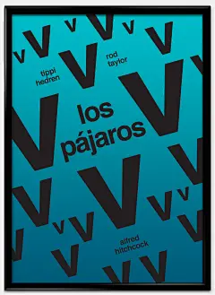 Los pájaros | #瑞士风格# #海报# by 设计达人 shejidaren.com