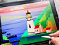 Lighthouse Illustration iPad Pro icons graphics lightgouse drawing paint ipadpro app illustration ux ui cuberto