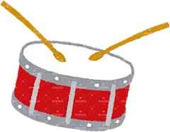 小军鼓  插画 免扣 素材 手绘 png1