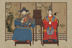 焚香在北邙采集到古画