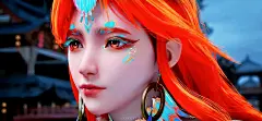 古风 美人 七月 动漫沧元图 手机壁纸 唯美 图见水印