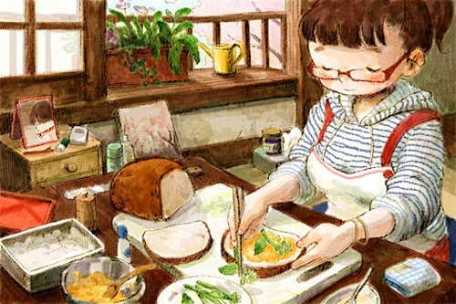 治愈系插画图片