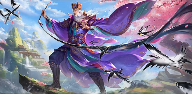 三国杀十周年-传说士燮-花瓣网