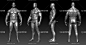 高精度男人体 男性 男性人体 男人 高模 zbrush 裸模 肌肉 肌肉男 基础人体模型 基础模型 