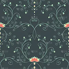 纺织品,放松,矢量,瑜伽,壁纸,荷花,佛教,水鸭,式样,花